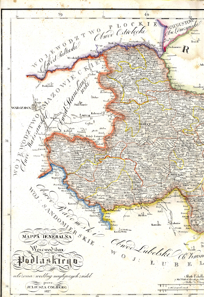 Mapa Prólestwa Polskiego-011 woj podlaskie west PBC